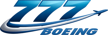 777 boeing নীল প্রযুক্তি লোগো